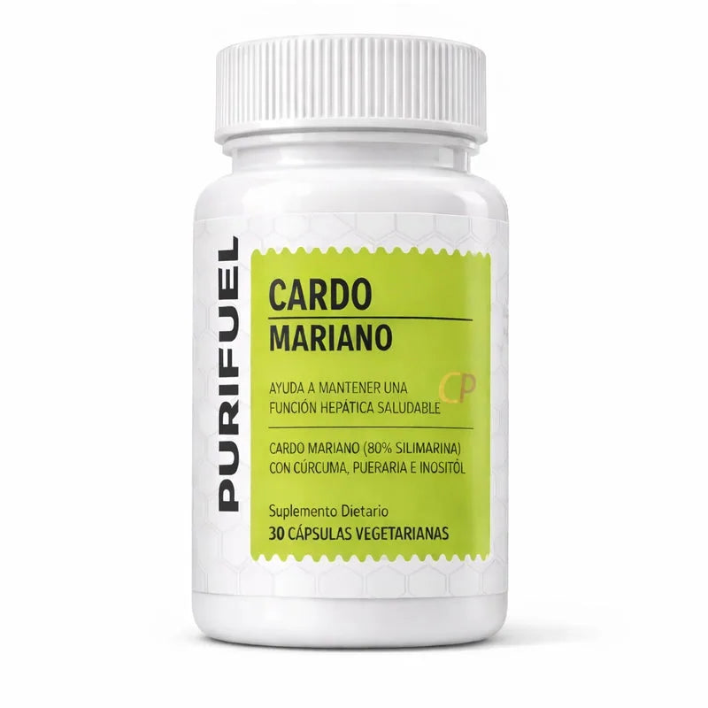 Cápsulas de Cardo Mariano para el Hígado
