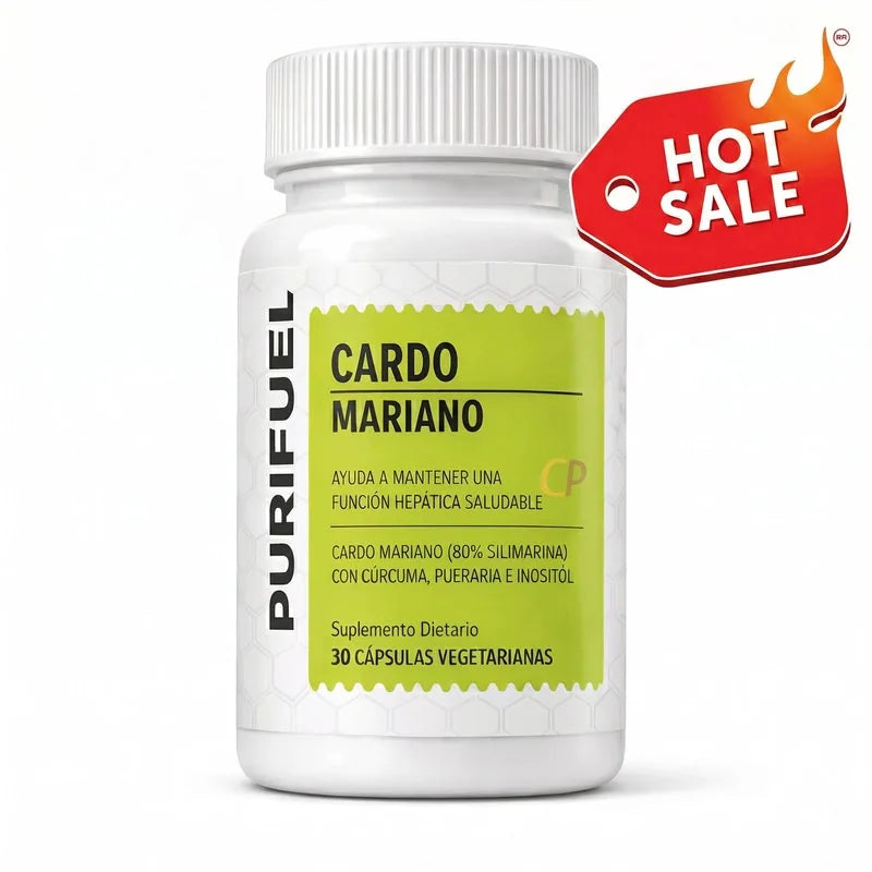 Cápsulas de Cardo Mariano para el Hígado