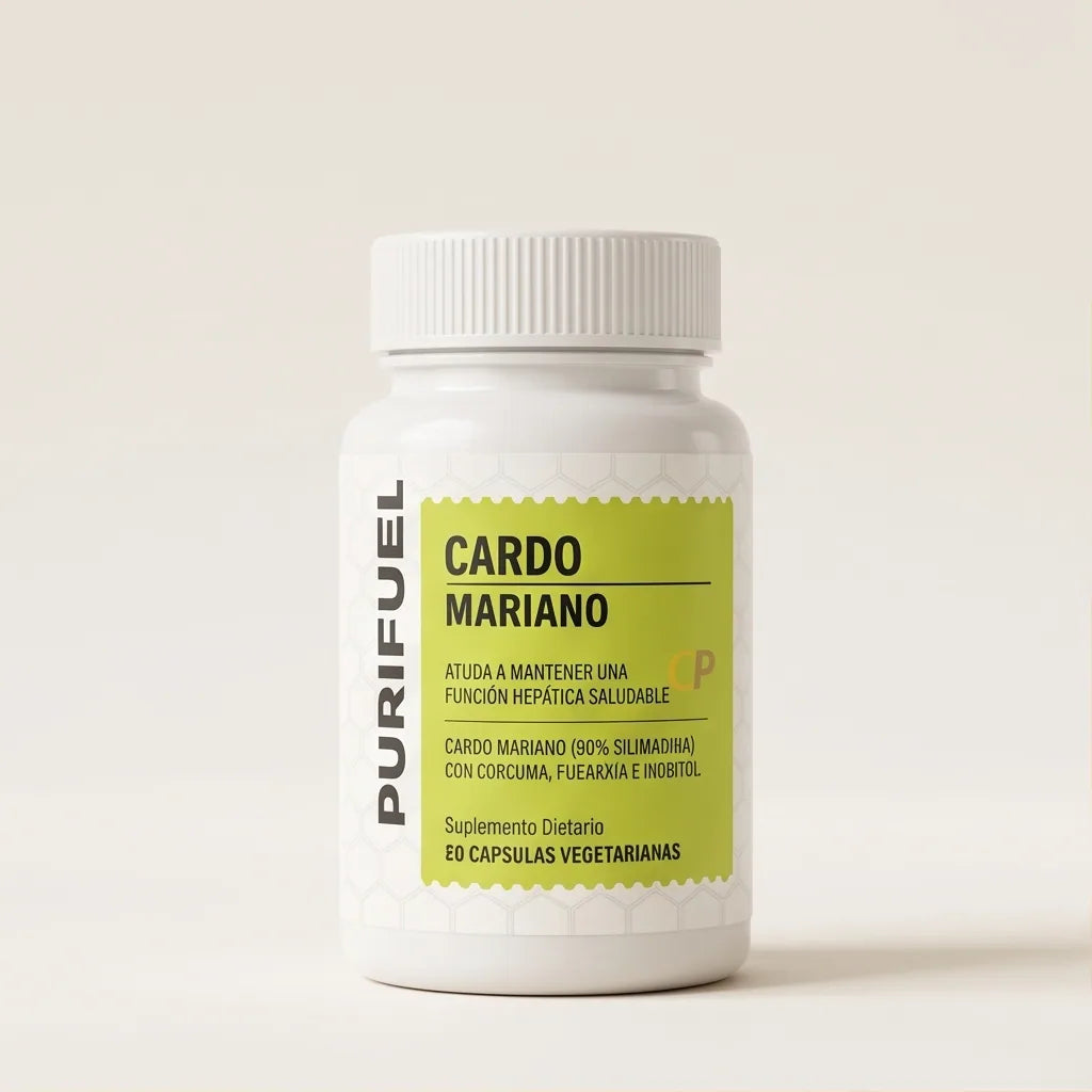 Cápsulas de Cardo Mariano para el Hígado